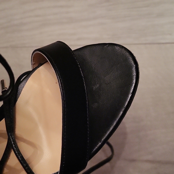 Racine carree butterfly black  leather heels - Picture 7 of 10